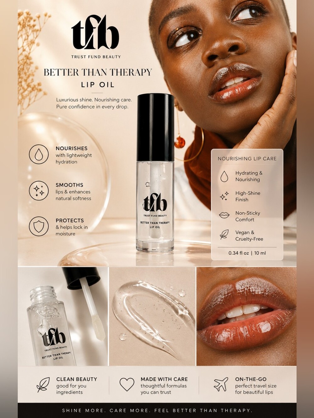 Trust Fund Beauty Better Than Therapy Lip Oil